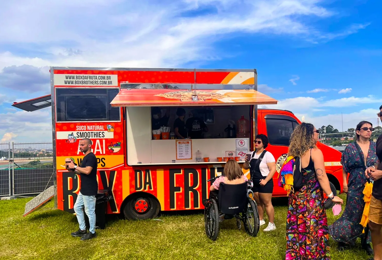 Food truck no Lollapalooza